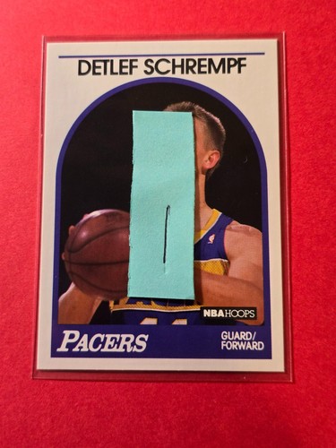 1989-90 Hoops #282 Detlef Schrempf, cd1 - Picture 3 of 3