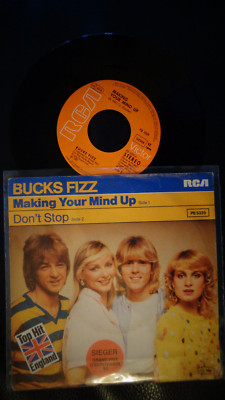 SINGLE ''BUCKS FIZZ - MAKING YOUR MIND UP''
