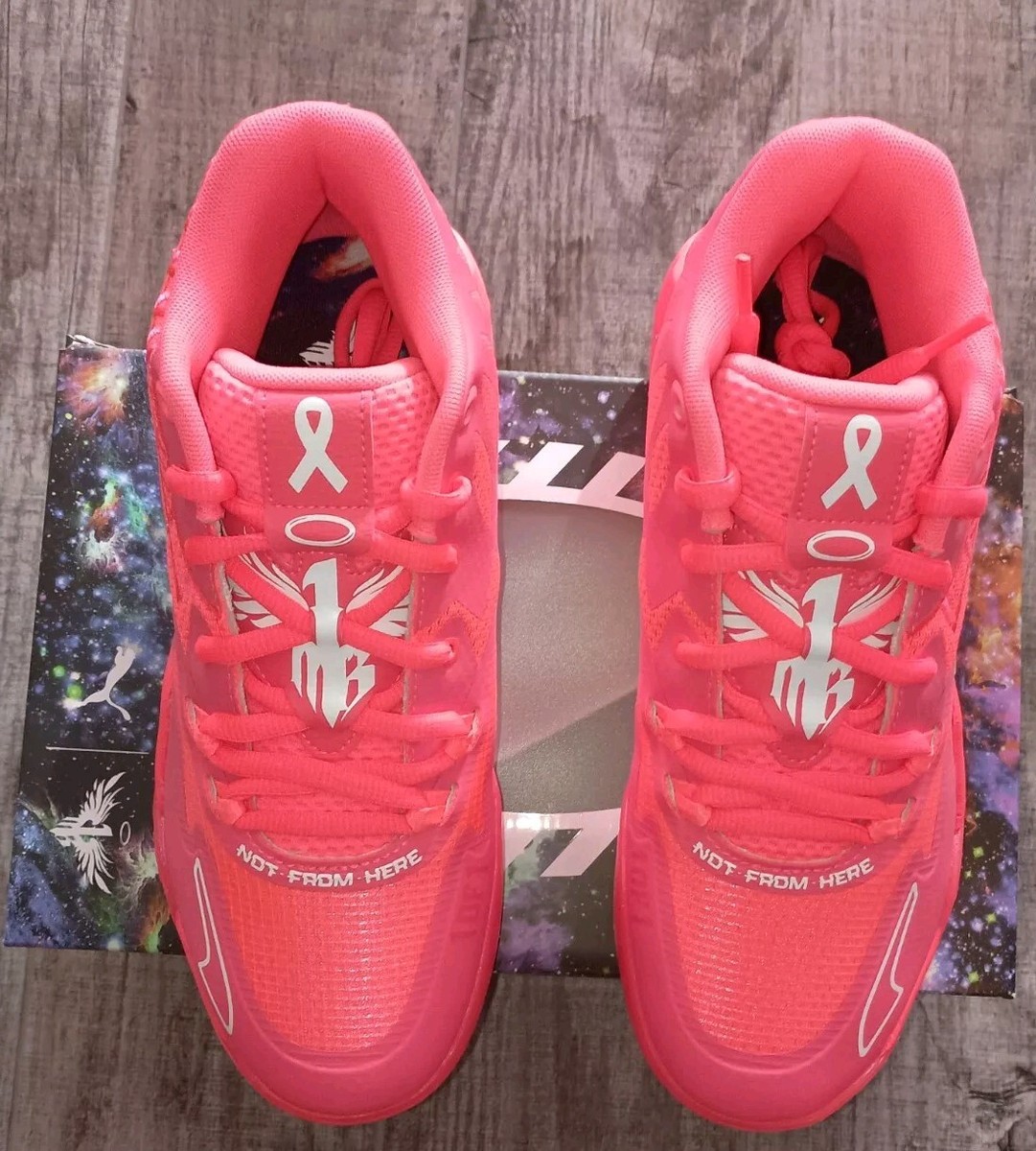 Puma Lamelo Ball MB1 Breast Cancer Awareness Pink Alert