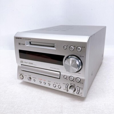 ONKYO FR-7GX CD / MD Tuner Amplifier Silver Home Audio