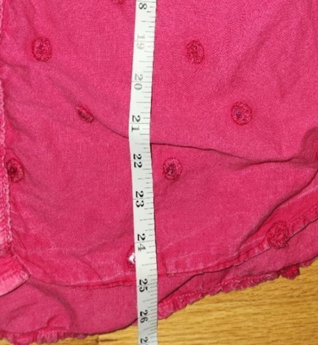 Anthropologie Pilcro Adria Textured Buttondown Pink Sleeveless Shirt Medium - 第 5/8 張圖片