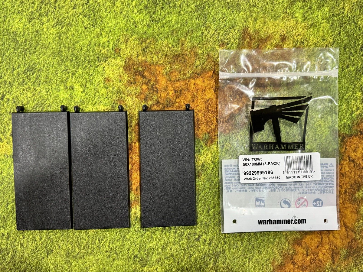 Wargaming 100 X 50 Mm Basi Rettangolari In Plastica Giochi Da - Foto 11