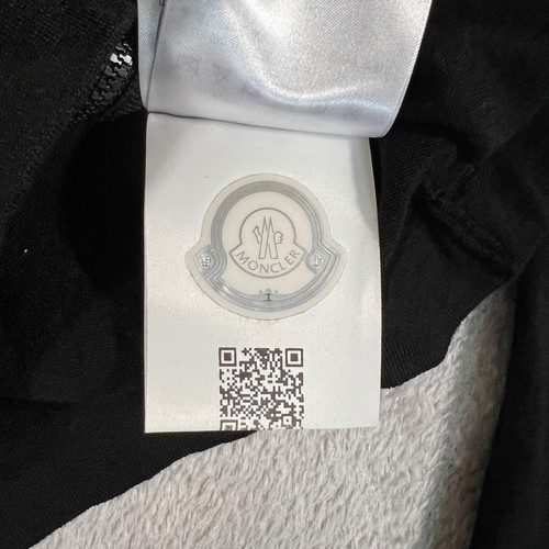 Moncler Coreana Tricot Cardigan Jacket Womens Size XS Black Full Zip Lightweight - Picture 8 of 11