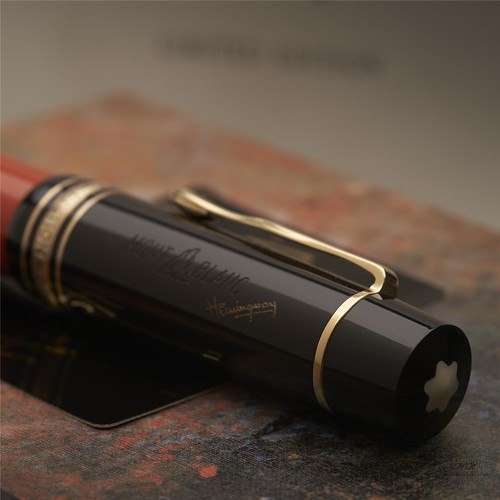 Pluma estilográfica Montblanc Writers Edition de 1992 Ernest Hemingway ID 28602 EMBALAJE ORIGINAL - Imagen 2 de 8