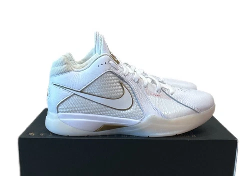 NIKE Men Zoom KD III Summit White White DZ3009 100 - Sz 8