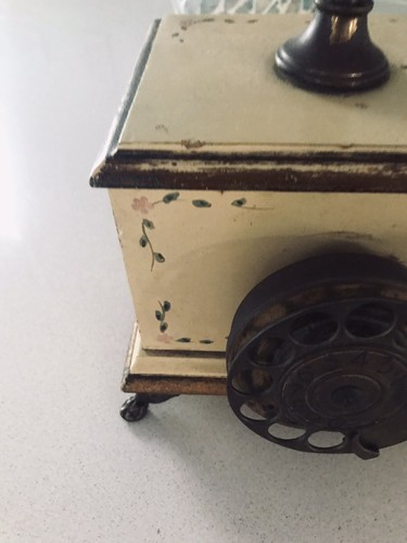 Antique Phone On Brass Legs - Picture 3 of 8