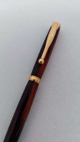 Hand Crafted Custom Made Wood Cocobolo Ball Point Pen - Bild 3 von 5