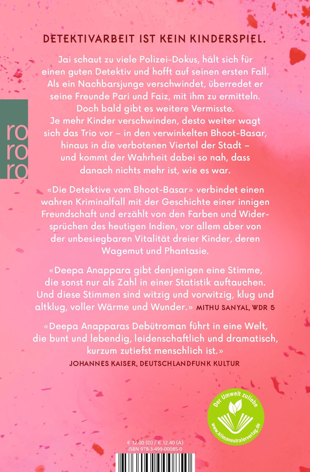 Thumbnail - Die Detektive Vom Bhoot-basar | Deepa Anappara | Deutsch | Taschenbuch