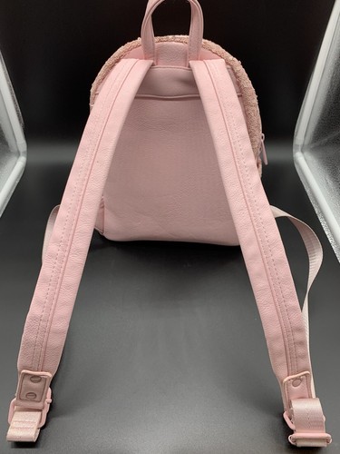 Disney Loungefly Millennial Pink Sequins Mini Backpack- Original Logo Rare HTF - Picture 6 of 17