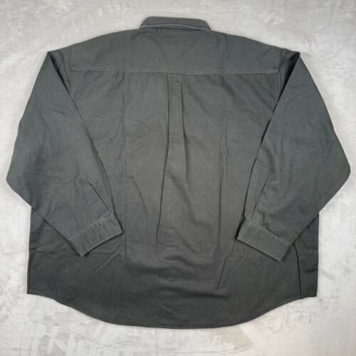NWT Carhartt Shirt Mens 4XL Dark Gray Heavyweight Twill Work Wear - Picture 4 of 8