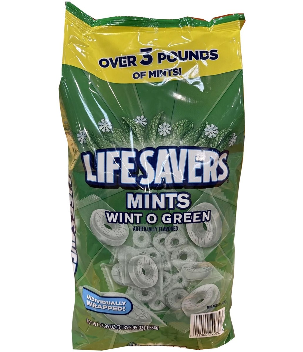 Life Savers Wint-O-Green Breath Mints Hard Candy - 53.95 oz