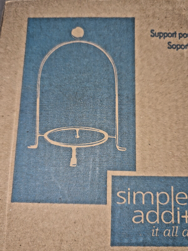 Pampered Chef Simple Additions Appetizer Plate Caddy Silver Item #2072 NIB - Picture 2 of 5