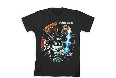 LICENSED Boy's ROBLOX GITD Warrior Character Print Short Sleeve Crew  T-Shirt