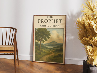 The Prophet by Kahlil Gibran book cover poster