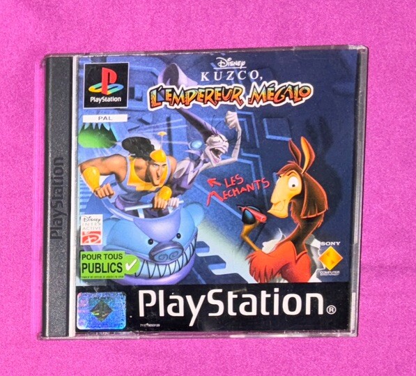 * DISNEY KUZCO, L’EMPEREUR MEGALO * JEU PS1 PAL FR COMPLET TBE CIB OBV RETRO