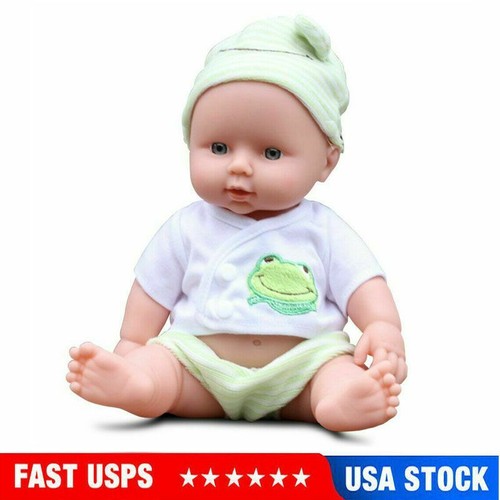 12'' Lifelike Reborn Dolls Vinyl Silicone new-born Toddler Baby Girl Doll Gifts