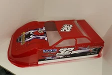 New Custom Painted and Wrapped 1/10 Dirt Late Model Oval Body