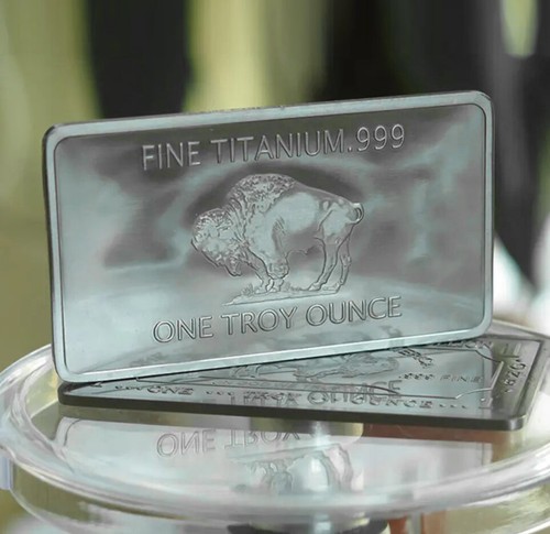 1 oz titanium bar buffalo - 1 oz Titanium Bar oz 999 Titanium Buffalo Bullion - Picture 1 of 10