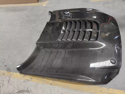 GT500 style Carbon Fiber Engine Hood Bonnet Cover Trim For Ford Mustang 15-17 - Picture 18 of 19