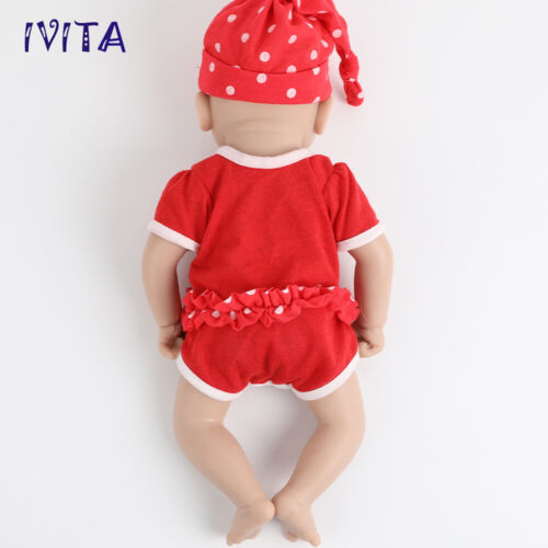 15''Lifelike Reborn Baby Doll Lovely Girl Newborn Full Body Silicone Real Touch - Picture 6 of 12