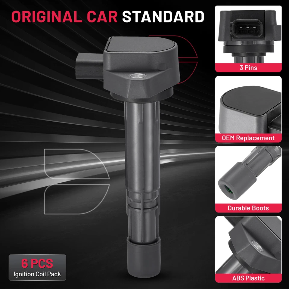 UF400 6x bobinas de encendido para Honda Accord Pilot Ridgeline Acura MDX Saturn Vue Foto 2 de 4