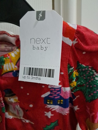 NEXT Baby Christmas Dress Cute 0-3 Months - Picture 3 of 4