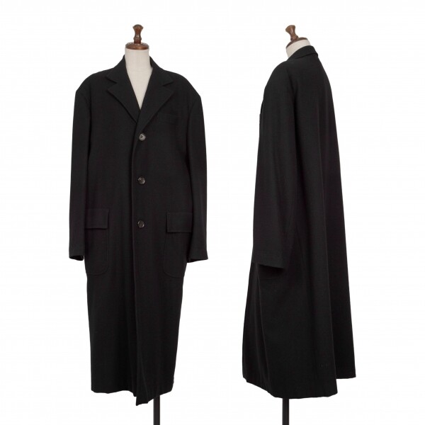 Y's Wool Chester Coat Size S-M(K-136504) | eBay