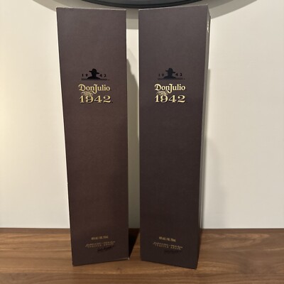 Lot Of 2 Don Julio Tequila 1942 Anejo Empty Box - Agave Mexico 750ml