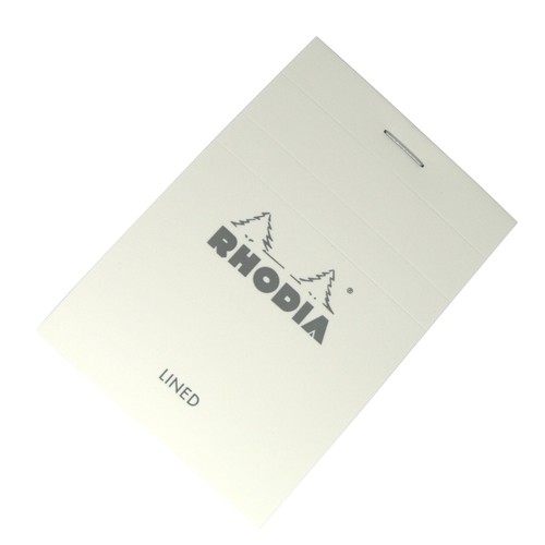 Nuevo Bloc de Notas Blanco Hielo Rhodia No.11 Cabeza Grapada 74×105 - Envío a la UE - Imagen 4 de 6