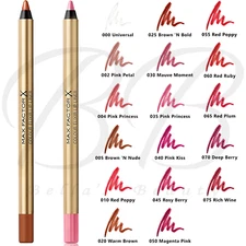 MAX FACTOR Colour Elixir Moisturising Soft Lip Liner Definer *ALL SHADES* NEW