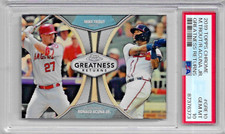 2019 Topps Chrome Mike Trout / Ronald Acuna Jr. Greatness Returns PSA 10