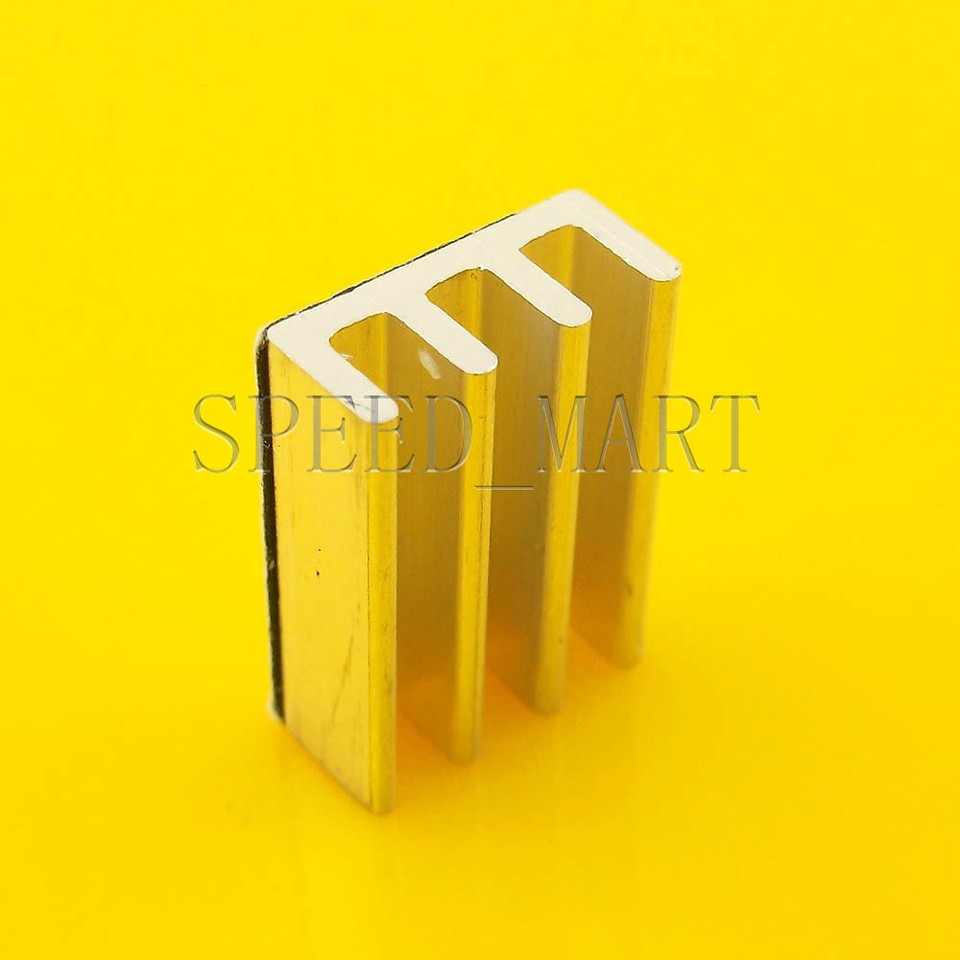 Computer Cpu Rectangular Chips 20 PCS Heat Sink with Thermal Adhesive for Computer CPU Memory Chip IC ...