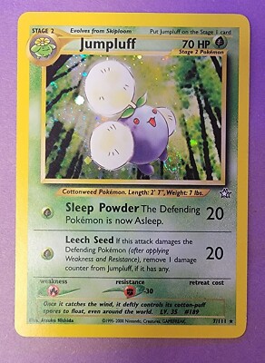 Jumpluff HOLO - Ultra Rare Pokemon Neo Genesis 7/111 VLP | eBay