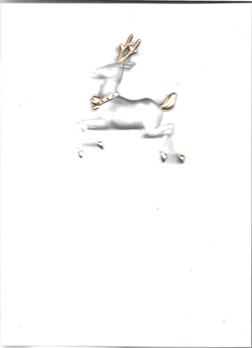 CHRISTMAS RAINDEER NICE OLD STOCK OVER 20 YEARS OLD    15 PIECES - Picture 2 of 2