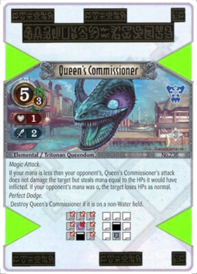 3x Queen s Commissioner EOJ SET3 #236 PS3 Eye Of Judgment English NM/Unplay UC