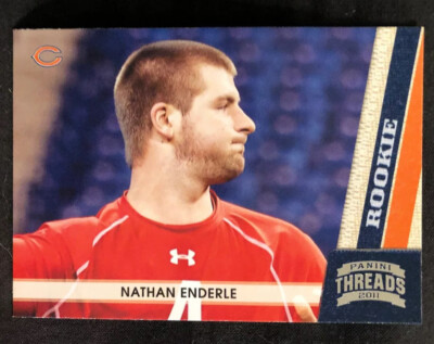 2011 Panini Threads Football Nathan Enderle Chicago Bears RC Rookie Card #222