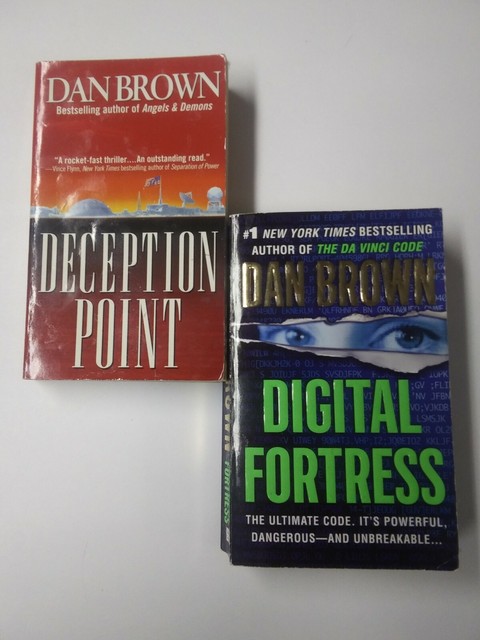 DAN BROWN LOT: Deception Point & Digital Fortress ...