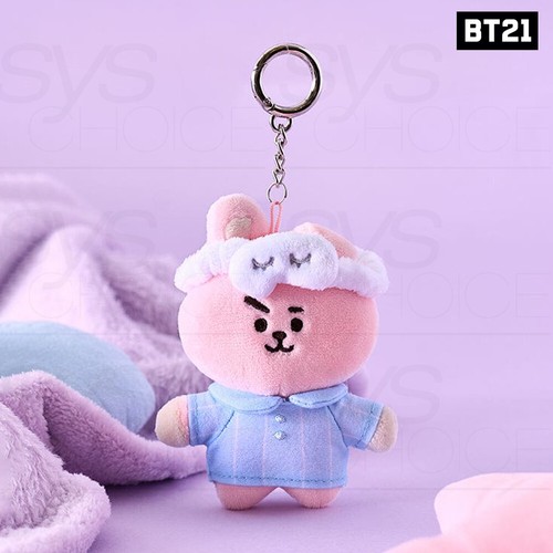 BTS BT21 Official Authentic Goods NEW BASIC PAJAMA PLUSH KEY RING + Tracking# - Picture 10 of 15
