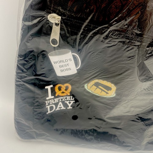 The Office Dunder Mifflin Black Backpack Bag Back Small Adjustable Adult Size - Picture 5 of 5