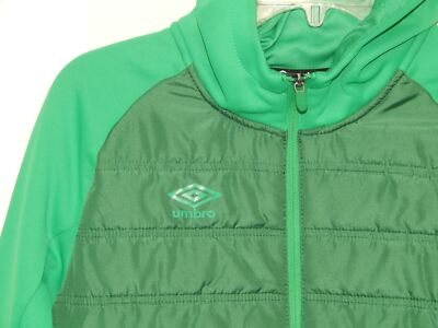【 UMBRO 】 COLOR BLOCK HOODED ANORAK Vintage Umbro Jacket Men XL Full Zip Colorblock Hood Soccer