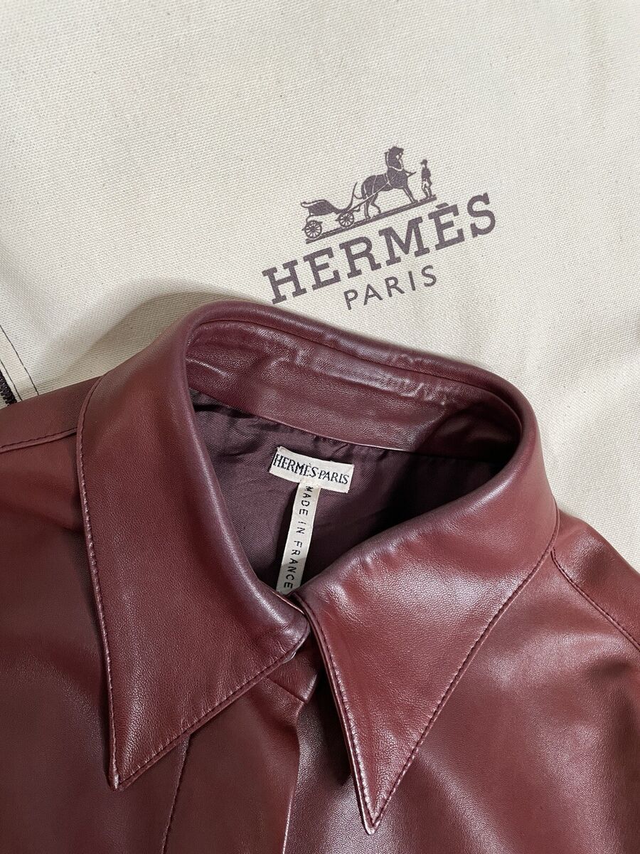HERMÈS Martin Margiela Hermes Paris 2002 Red Lambskin HERMÈS Martin Margiela Hermes Paris 2002 Red Lambskin