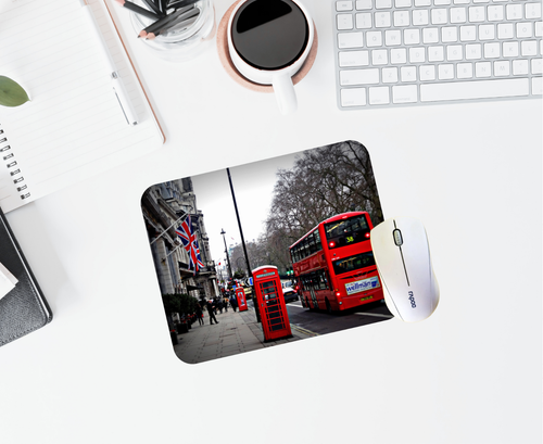London Souvenir Mauspad Matte UK - Bus Telefonzelle Augenabdruck 22x18cm KOSTENLOSER VERSAND - Bild 9 von 11
