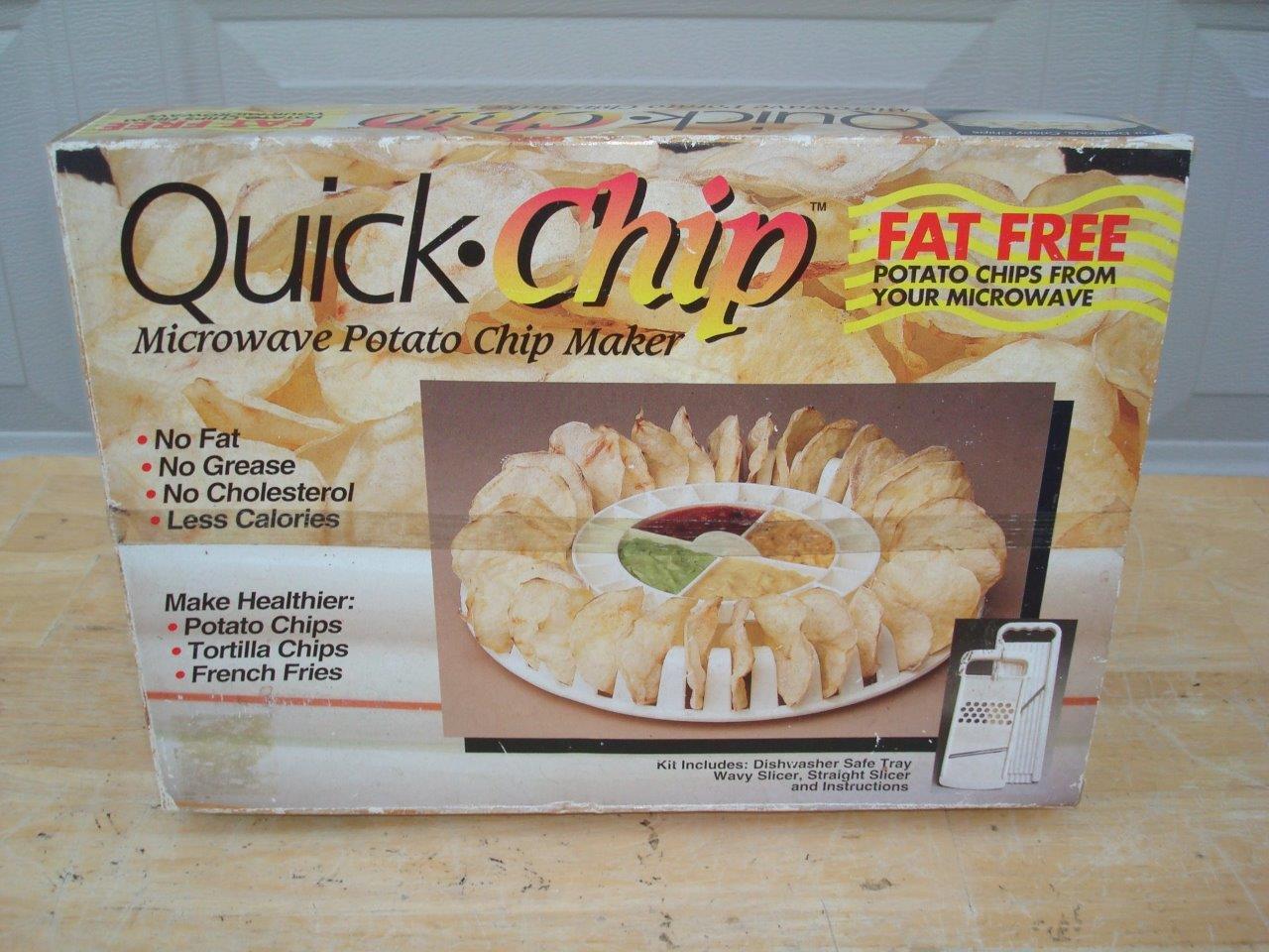 Homemade Microwaved Chips : Healthiest Potato Chip Maker