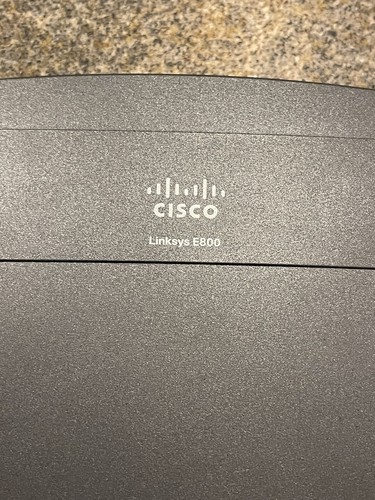 Cisco Linksys E800 N300 Mbps 4-Port Router W/O Plugin. - Picture 2 of 6