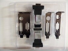 6 pk Low Profile Backplate Shield covers with 2 VGA Video Port Connectors