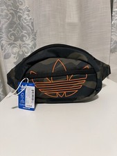 adidas Originals Camo Olive Green Orange National Waist Bag Fanny Pack NWT!