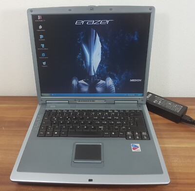 Vintage Notebook Medion MD95800 Intel Pentium 1,6GHz 512MB/40GB Wlan Firewire
