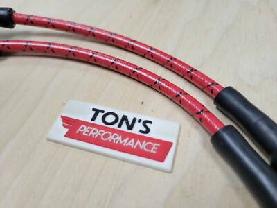 Blue Bk Cloth Spark Plug Wires Harley 95-03 Sportster 883 1200 - Foto 6