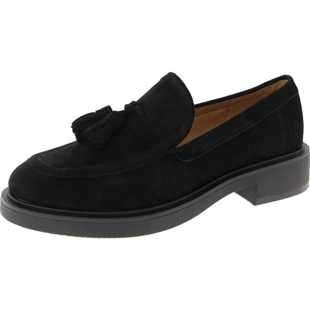 Женские мокасины из черной замши Nine West Womens Roker 7.5 Medium (B,M) BHFO 3366
