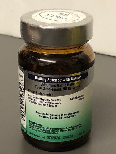 FSC Odourless Garlic Gems 90 Capsules One-a-Day. BRAND NEW. EXP:07/2024. - Picture 3 of 3